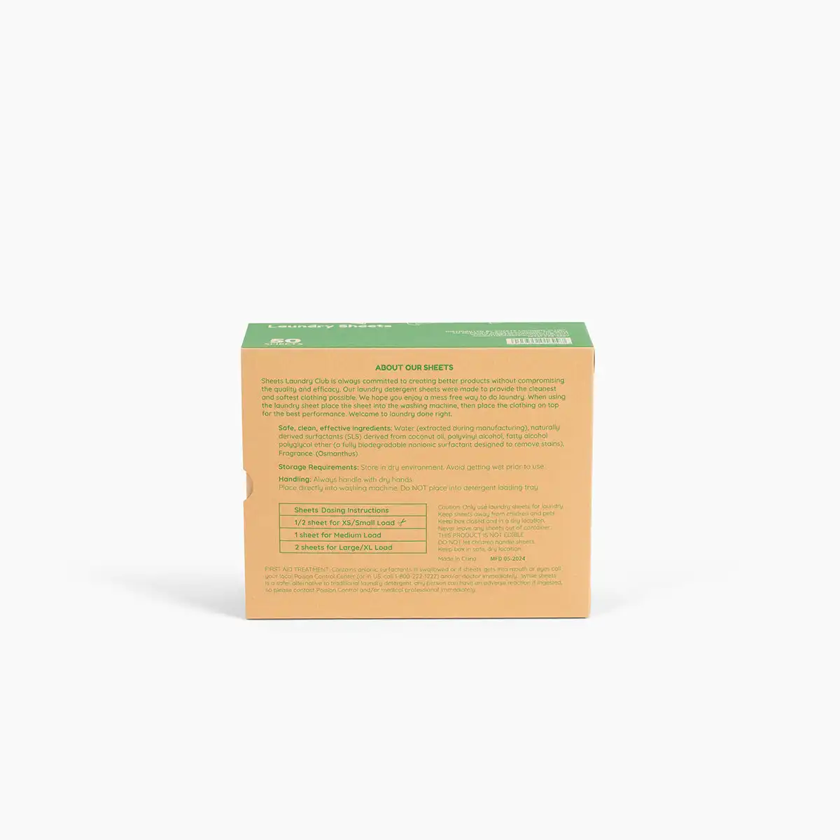 Alternative view of Laundry Detergent Sheets